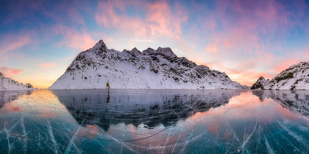 Photographing on the ice